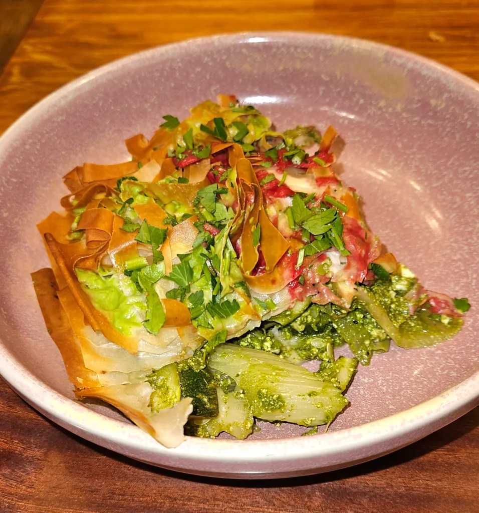 A bowl with a vegan dish.